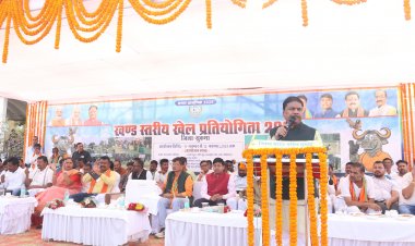 प्रभारी मंत्री केदार कश्यप बोले- "खिलाड़ी गढ़ेंगे नया छत्तीसगढ़, नक्सलवाद से मुक्त होगा बस्तर"