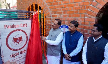मुख्यमंत्री  विष्णु देव साय ने 'पंडुम कैफे' का किया शुभारंभ