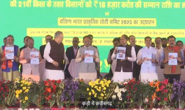 केंद्रीय मंत्री शिवराज सिंह चौहान ने किया छत्तीसकला ब्राण्ड एवं डिजिटल फाइनेंस बुकलेट का किया विमोचन