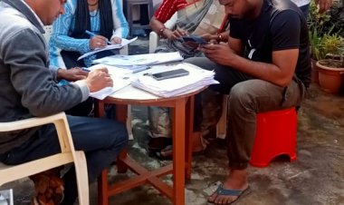 बीएलओ ने घर-घर पहुंचकर गणना पत्रक एकत्रित किए 