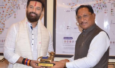 मुख्यमंत्री  विष्णुदेव साय की केंद्रीय मंत्री  चिराग पासवान के साथ अहम मुलाकात, राज्य में खाद्य प्रसंस्करण को मिलेगी नई दिशा