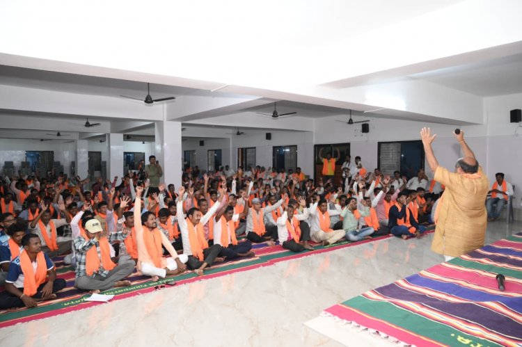 “अबकी बार, एक लाख पार” के नारों के बीच पुरंदर मिश्रा ने कहा — “हर दिल में भाजपा, हर मन में भारत”