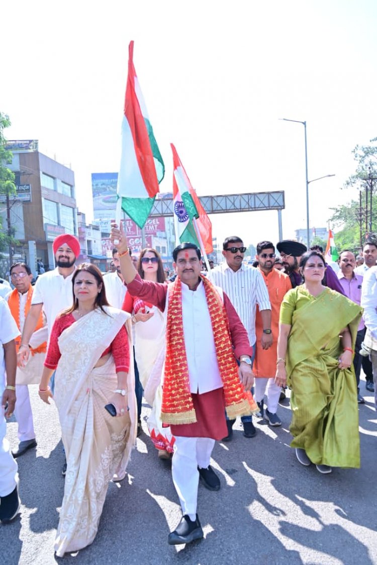 केन्द्रीय राज्यमंत्री तोखन साहू ने सरदार वल्लभभाई पटेल की 150वीं जयंती पर निकाली ‘एकता यात्रा’