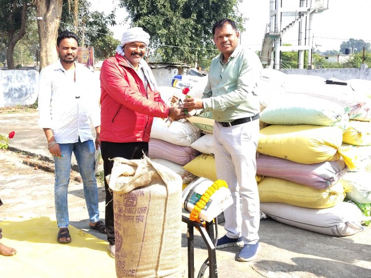 3100 रुपये प्रति क्विंटल का लाभ - केल्हारी के किसान त्रिभुवन की जिंदगी में लौटी खुशहाली