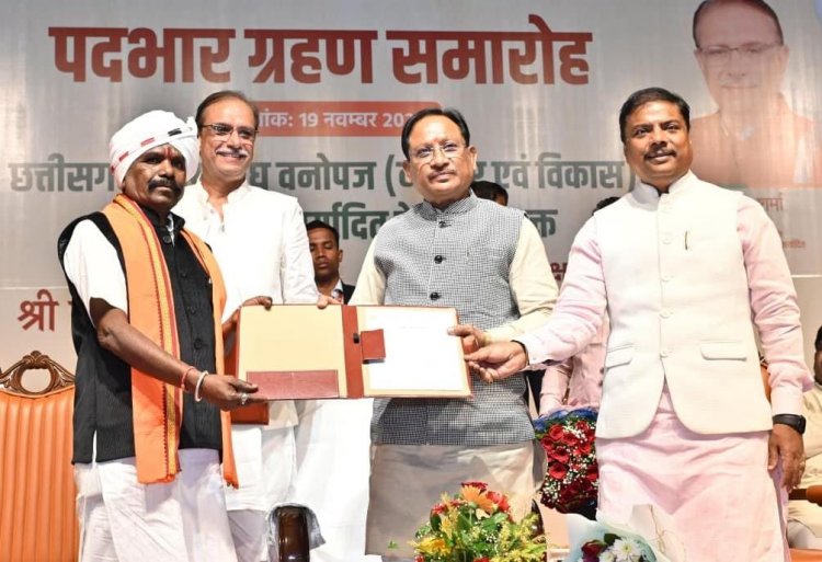 वनवासियों की आय बढ़ाने और उनके सर्वांगीण विकास के लिए हमारी सरकार प्रतिबद्ध : मुख्यमंत्री साय