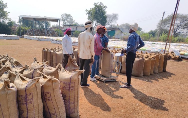 बालोद जिले में समर्थन मूल्य पर धान खरीदी कार्य सफलतापूर्वक जारी