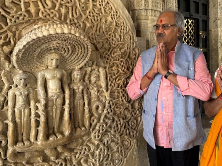 शिल्प, श्रद्धा और शाश्वत आध्यात्मिकता का अद्भुत संगम है राणकपुर महातीर्थ: सांसद बृजमोहन
