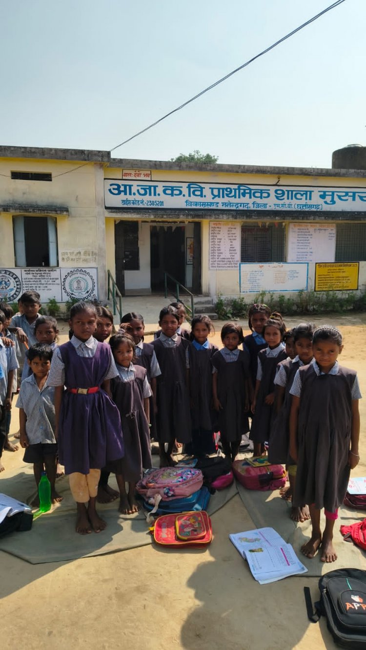 ग्राम मुसरा में ग्रीन वैली फाउंडेशन द्वारा पर्यावरण जागरूकता अभियान