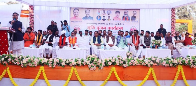 अंतागढ़-नारायणपुर 46 किलोमीटर लंबी सड़क निर्माण कार्य का हुआ भूमिपूजन