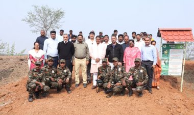 वन मंत्री  केदार कश्यप ने नवागढ़ ब्लॉक के गिधवा-परसदा पक्षी विहार का किया दौरा