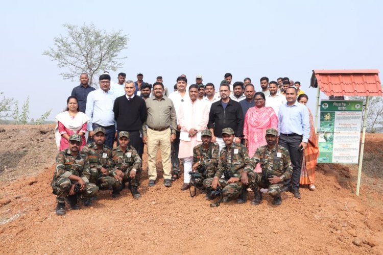 वन मंत्री  केदार कश्यप ने नवागढ़ ब्लॉक के गिधवा-परसदा पक्षी विहार का किया दौरा