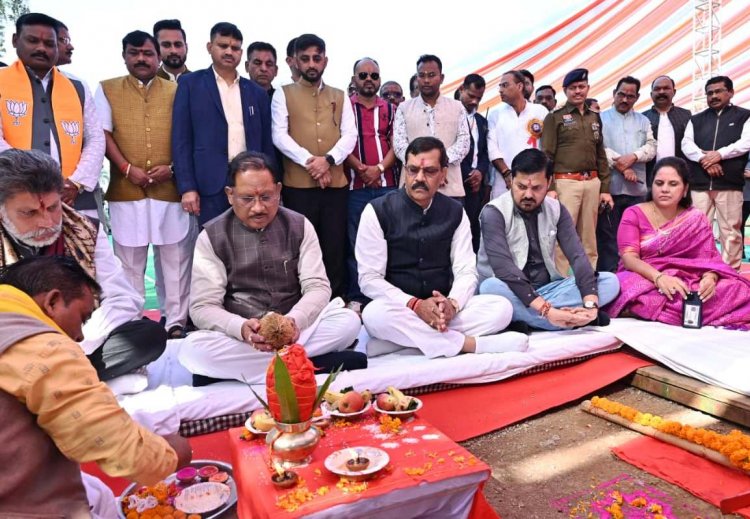 मुख्यमंत्री विष्णु देव साय ने 187 करोड़ के 23 कार्यों का किया लोकार्पण-भूमिपूजन