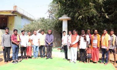 वनमंत्री  केदार कश्यप ने राजपुर, हिरलाभाठा और सोनाबाल में कार्यकर्ताओं से की मुलाकात, जनहित योजनाओं पर हुआ संवाद