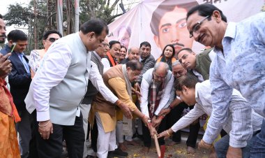 रायपुर उत्तर में शहीदों के सम्मान का नया अध्याय, हेमू कलाणी चौक सौंदर्यीकरण का भूमिपूजन