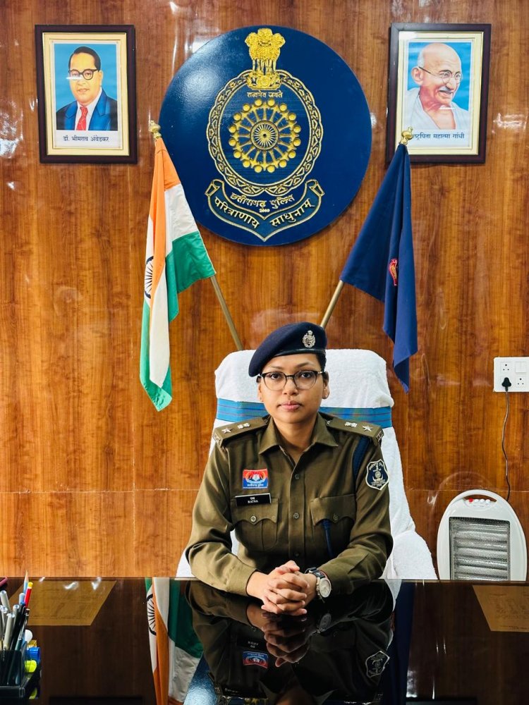 पुलिस अधीक्षक रत्ना सिंह के कुशल नेतृत्व से   गंभीर अपराधों में 9.5% की गिरावट, जिले में बढ़ा कानून का भय