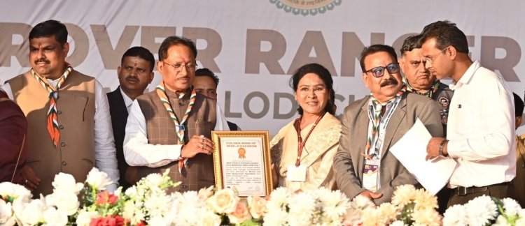 मुख्यमंत्री ने राष्ट्रीय रोवर-रेंजर जंबूरी में बाल विवाह रोकथाम की दिलाई शपथ