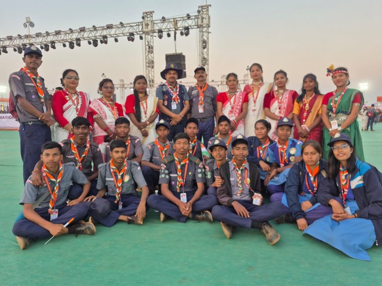 प्रथम राष्ट्रीय रोवर रेंजर जंबूरी में एम.सी.बी. जिले की सहभागिता
