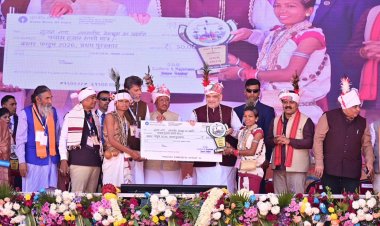 गृहमंत्री अमित शाह और मुख्यमंत्री  विष्णुदेव साय ने किया सम्मानित