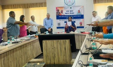 प्रमुख सचिव श्रीमती शहला निगार ने दिलाई नशामुक्ति की शपथ, सभी विभागों की सहभागिता से चलाया जाएगा अभियान