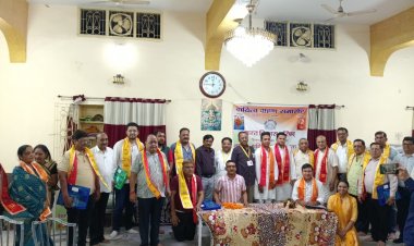 खरसिया में भारत विकास परिषद, शिवाजी शाखा के नव नियुक्त दायित्वधारियों का शपथ ग्रहण समारोह