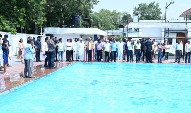 यूनियन क्लब के मेगा समर कैम्प की सिल्वर जुबली में शामिल हुए सांसद बृजमोहन अग्रवाल, प्रतिभागियों को किया सम्मानित