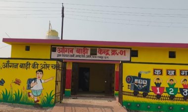 आंगनबाड़ी भवनों की दीवारें बनी ज्ञान की पाठशाला, जिले में 65 नए भवनों से निखर रहा बच्चों का भविष्य