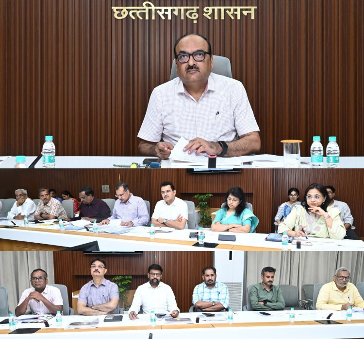 मुख्य सचिव ने दिए नई बसाहटों को सड़कों से जोड़ने के निर्देश