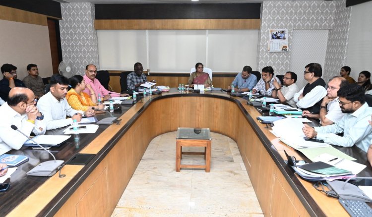 निर्माण और जन सुविधाएं विकसित करने के कार्यों को गति देने सक्रियता से करें मॉनिटरिंग - श्रीमती शंगीता आर