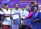 नारी शक्ति सम्मान समारोह में बिलासपुर की बेटी  रश्मि पाण्डेय हुई सम्मानित