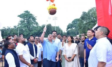 पर्यटन एवं संस्कृति मंत्री श्री राजेश अग्रवाल दही उत्सव में शामिल हुए
