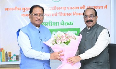 शहरों में नागरिक सुविधाओं और विकास कार्यों में लाएं तेजी : मुख्यमंत्री श्री विष्णु देव साय