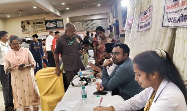सशक्त एम.सी.बी. सेवा संकल्प अभियान 2026: सामुदायिक स्वास्थ्य केन्द्र केल्हारी में आयोजित वृहद स्वास्थ्य शिविर में उमड़ी बम्पर भीड़