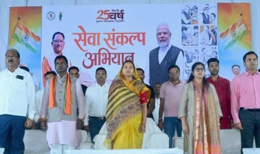 आशीर्वाद का दिया से रोशन हुआ सेवा संकल्प, जनभागीदारी से विकसित भारत का संकल्प