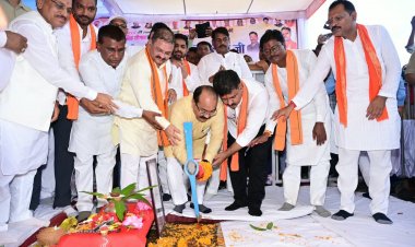 उप मुख्यमंत्री श्री अरुण साव और श्री विजय शर्मा ने रखी कवर्धा के नए स्वरूप की नींव, 54 करोड़ से बनेगी 4 लेन सड़क