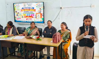 सेवा संकल्प अभियान में बच्चों ने चित्रों और भाषणों से रचा विकसित भारत का सपना