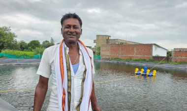 सेवा की कहानी: खाली पड़ी जमीन पर बायोफ्लॉक मछली पालन से विप्लब ने बनाई आय की नई राह