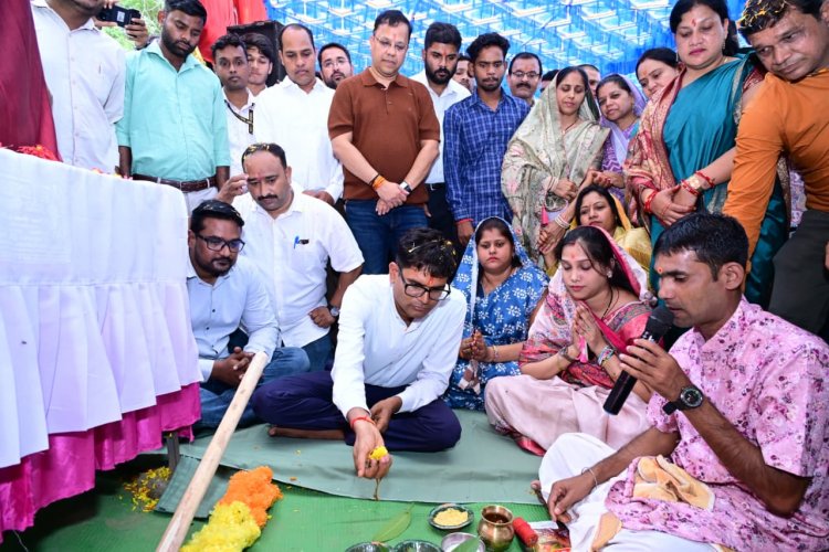 कोड़ातराई में 1.21 करोड़ रुपये की लागत से बनेगा पीएम श्री स्कूल भवन, वित्त मंत्री श्री ओ.पी. चौधरी ने किया भूमिपूजन