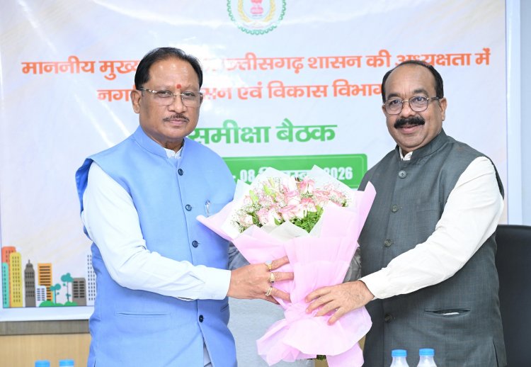 शहरों में नागरिक सुविधाओं और विकास कार्यों में लाएं तेजी : मुख्यमंत्री श्री विष्णु देव साय