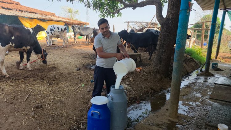 सेवा की कहानी: परंपरागत गौपालन को आधुनिक तकनीक का साथ, राजनाथ ने खड़ा किया सफल डेयरी व्यवसाय
