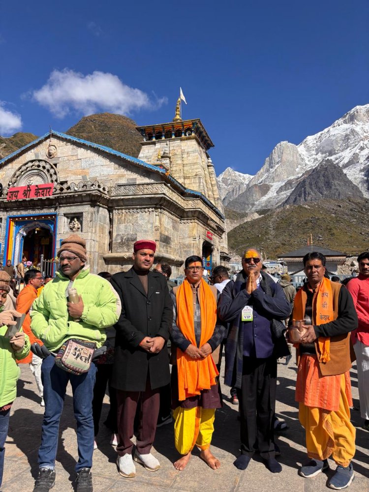 संसदीय प्राक्कलन समिति (एस्टिमेट्स कमेटी) के उत्तराखंड अध्ययन दौरे पर पहुंचे सांसद बृजमोहन अग्रवाल