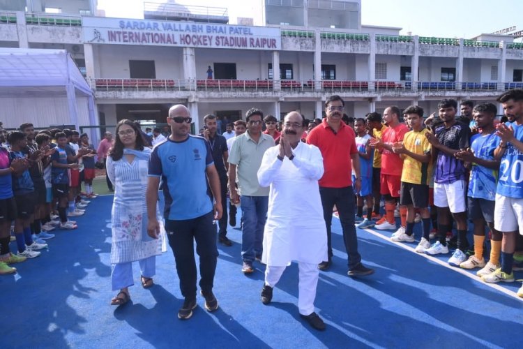 छत्तीसगढ़ हॉकी लीग के लिए 130 खिलाड़ियों की शॉर्टलिस्टेड के लिए चयन चयन
